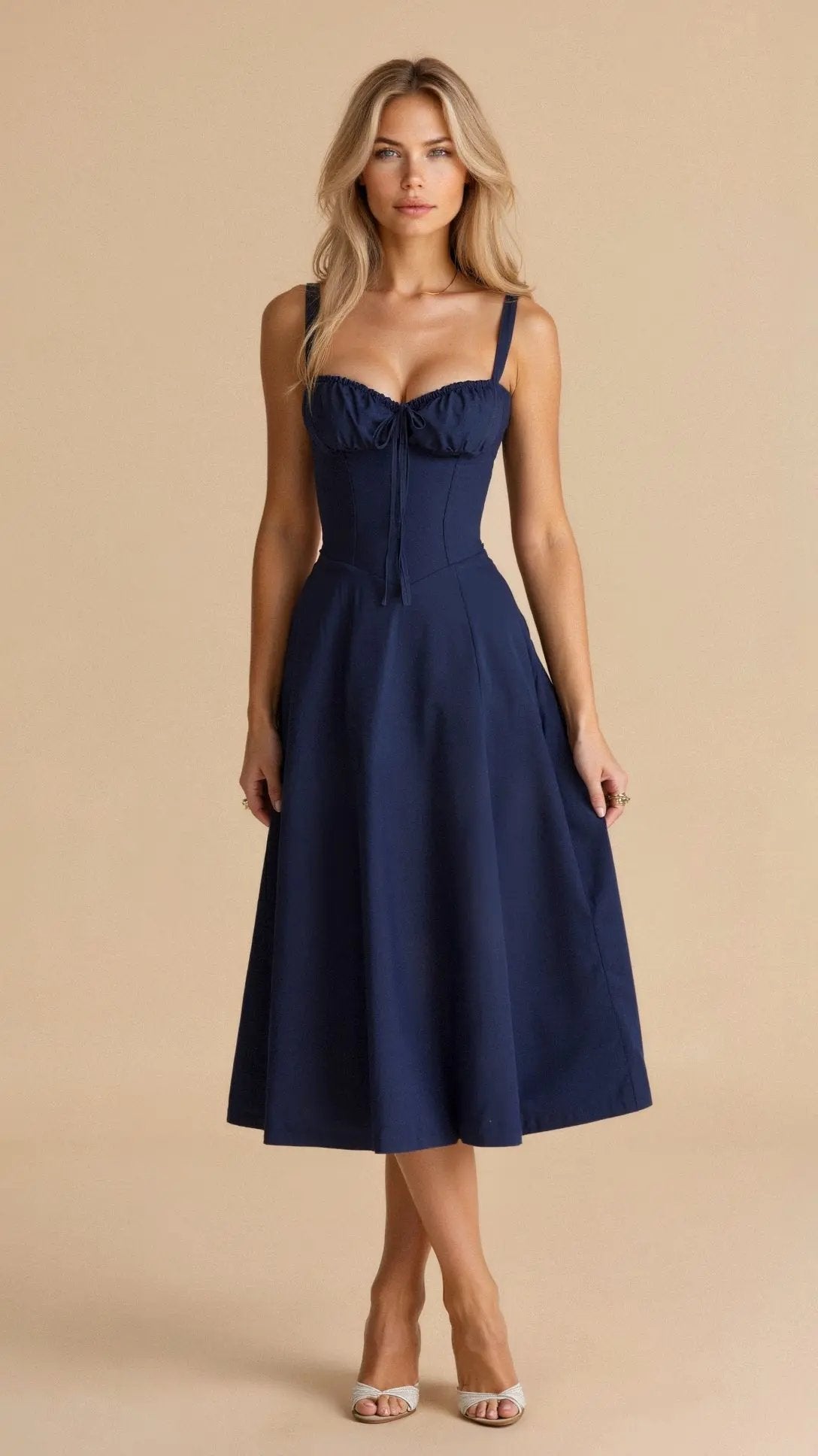 Women's Sleeveless Midi Dress – Effortless Summer Style & Comfort