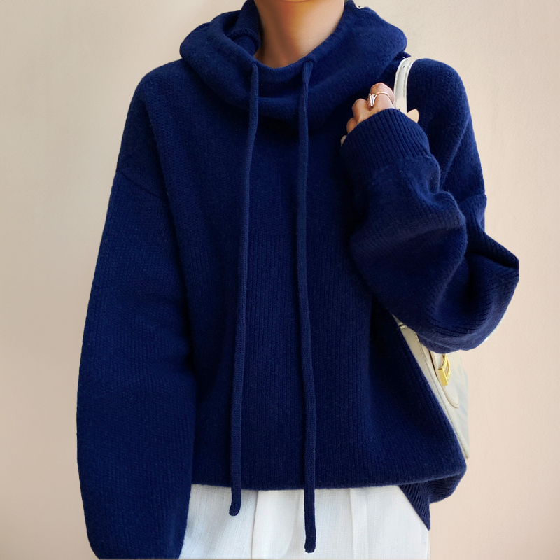 Women's Turtleneck Wool Knit Sweater
