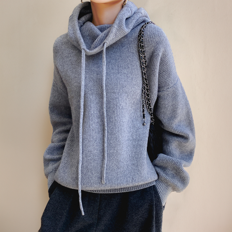 Women's Turtleneck Wool Knit Sweater