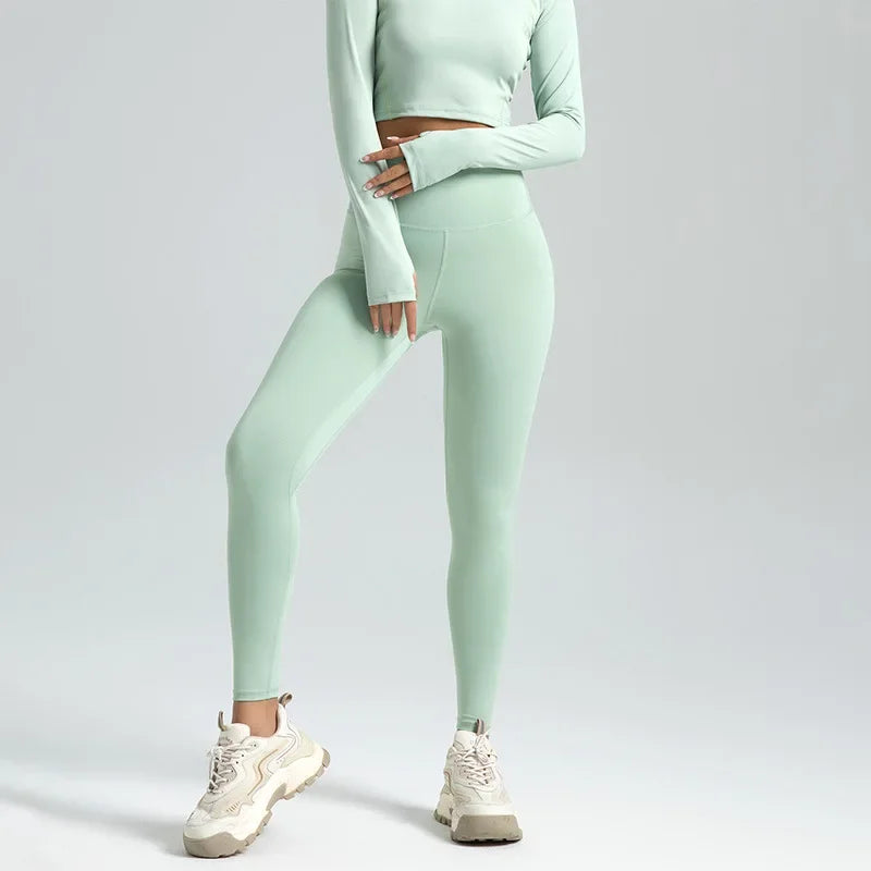 Women's Y2K High Waist Seamless Booty Lifting Gym Leggings