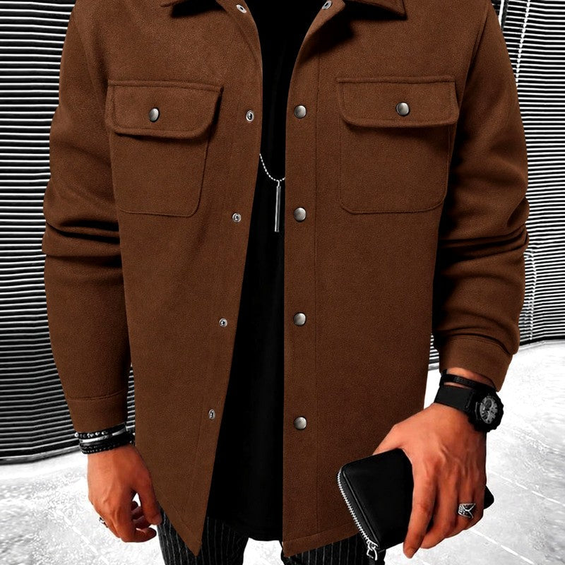 Abel - Men's Button Front Casual Jacket