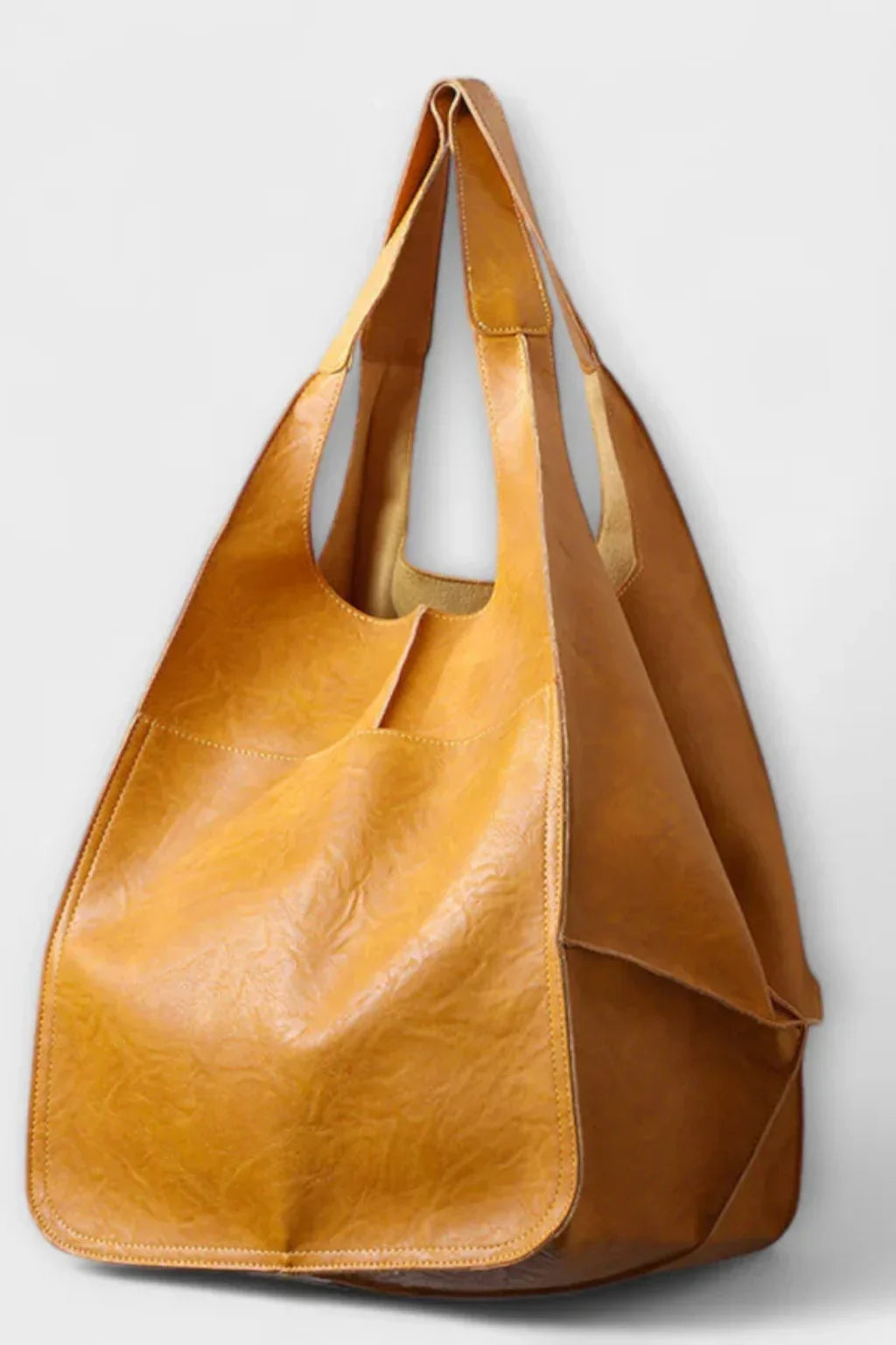 Abigail | Women's Leather Slouchy Tote Bag with Shoulder Straps