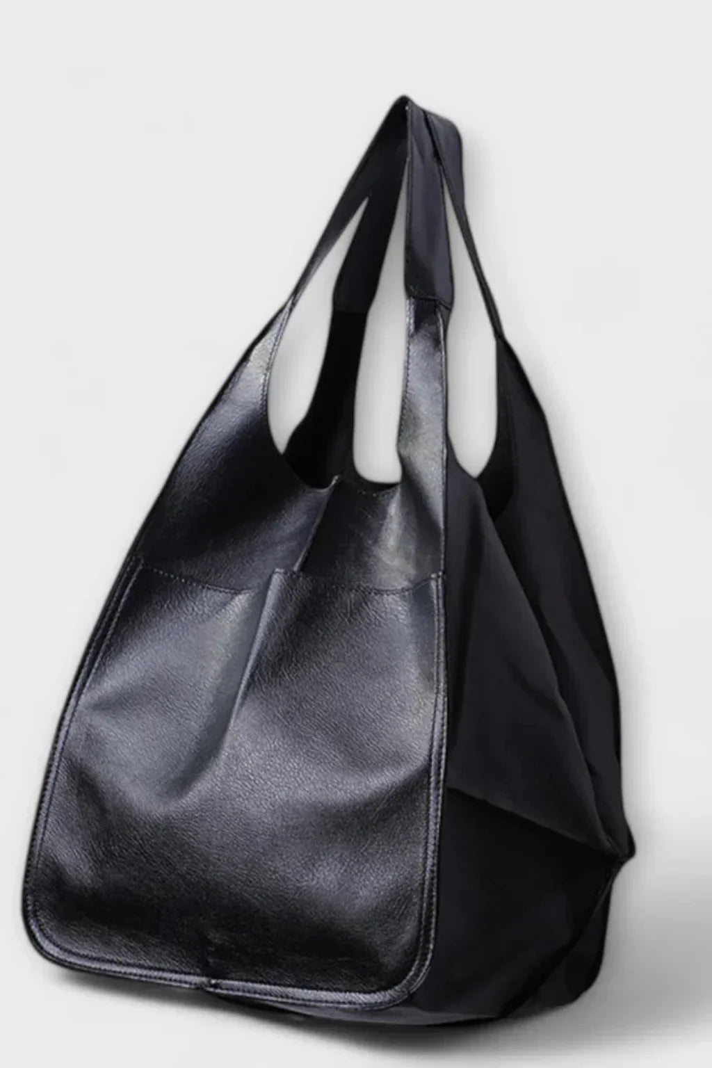 Abigail | Women's Leather Slouchy Tote Bag with Shoulder Straps