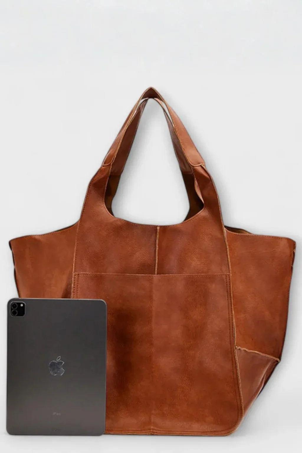 Abigail | Women's Leather Slouchy Tote Bag with Shoulder Straps