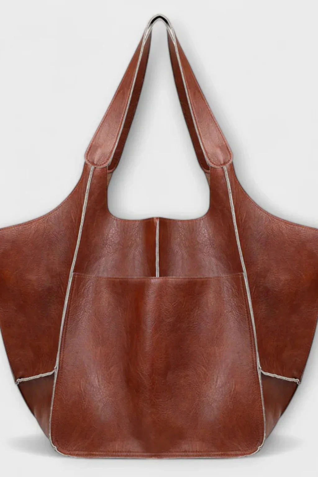 Abigail | Women's Leather Slouchy Tote Bag with Shoulder Straps