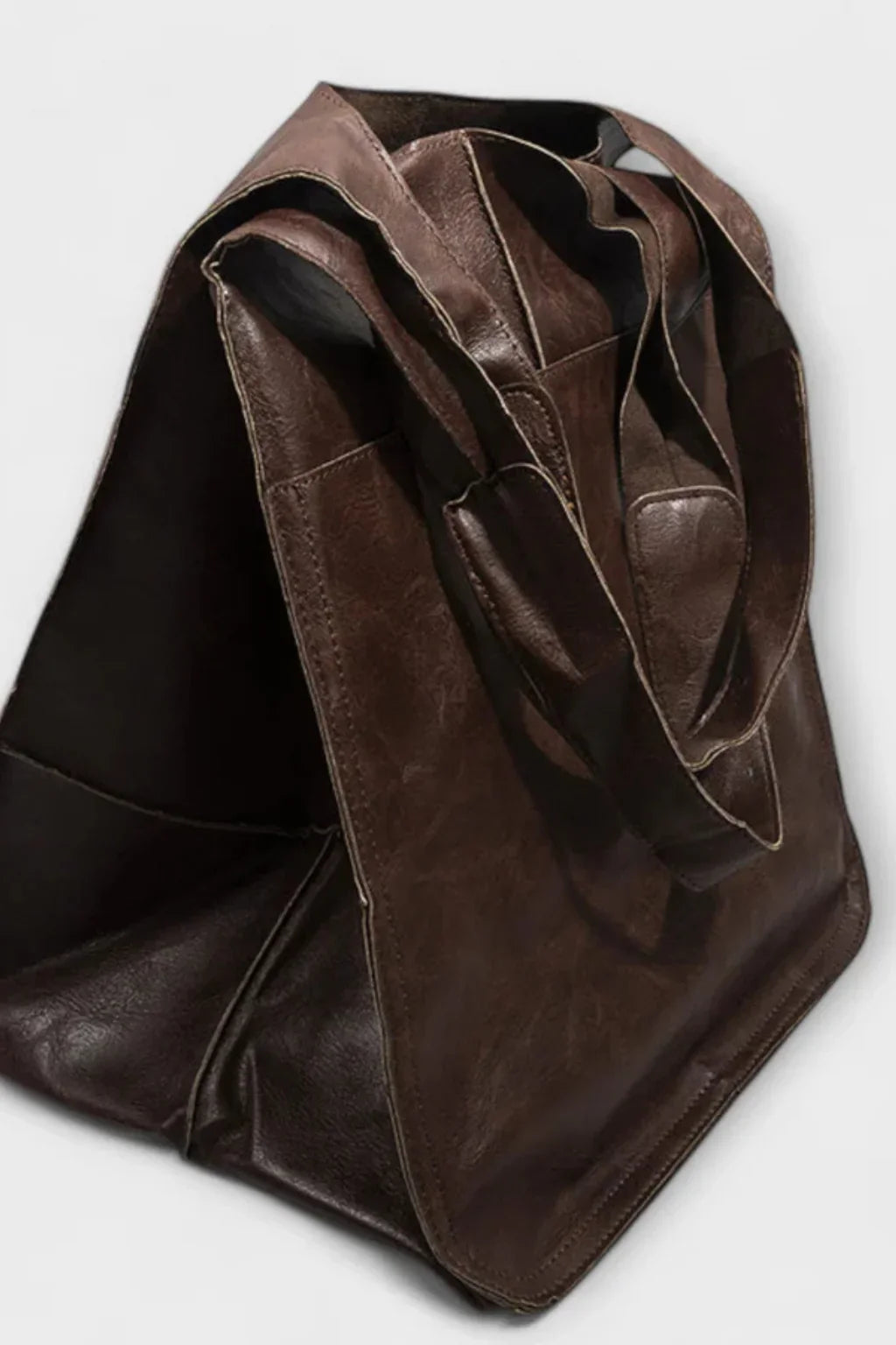 Abigail | Women's Leather Slouchy Tote Bag with Shoulder Straps