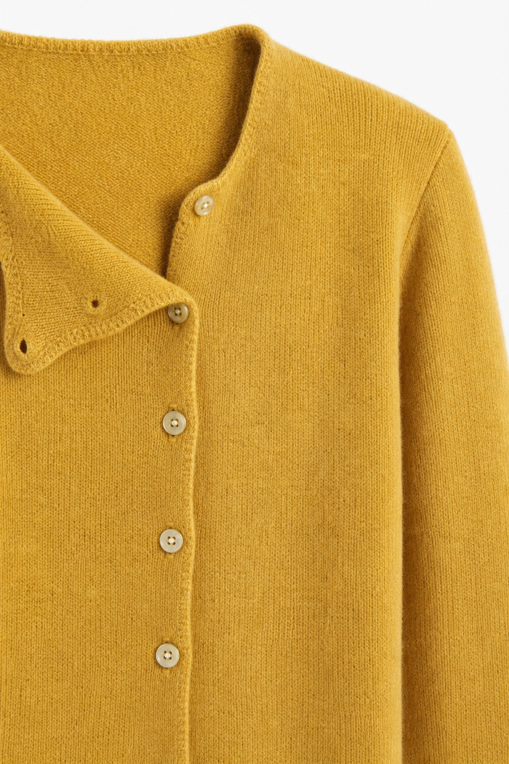 Noemie Asymmetric Button Knit Sweater