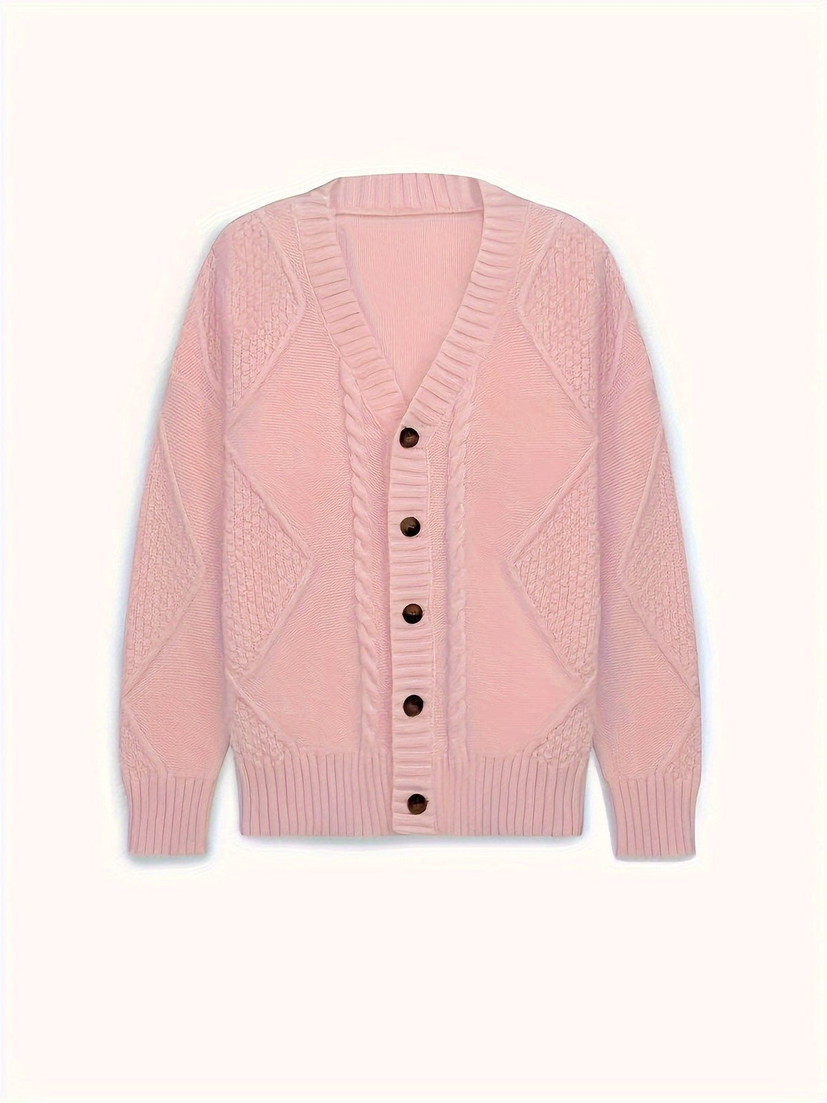 Aisha | Cable Knit Button Cardigan for Women