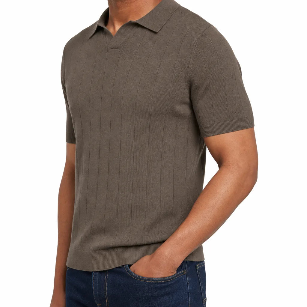 Alaric | Men's Knit Polo Shirt