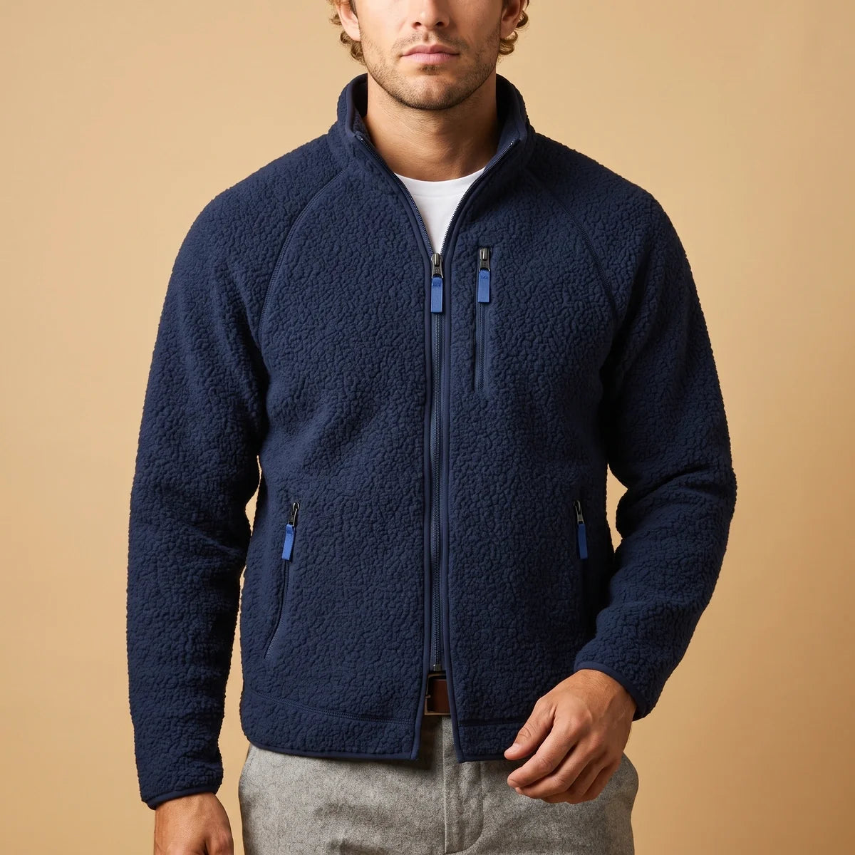 Alden Sherpa Fleece Zip Jacket