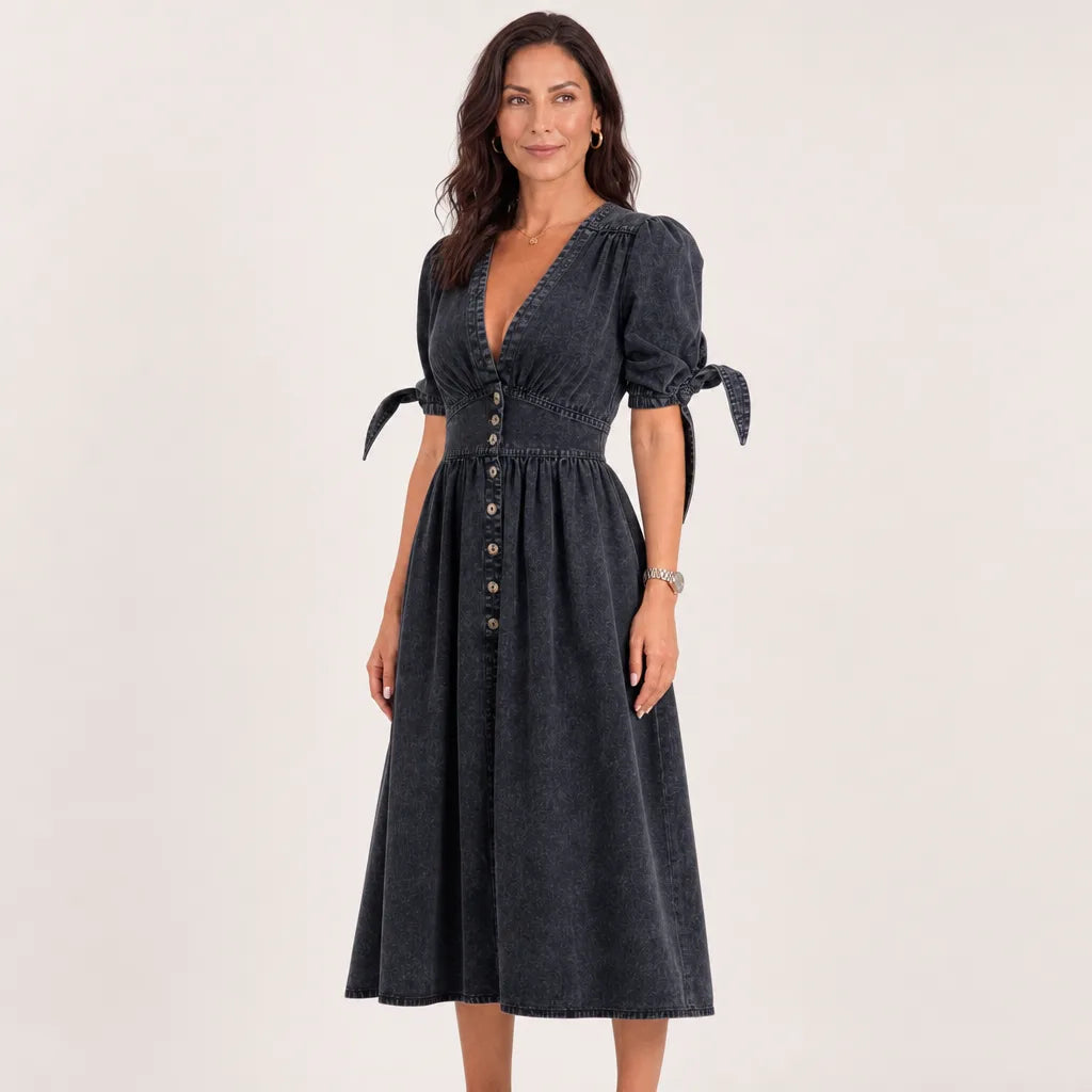 Alice | Women's Denim Shirt Dress