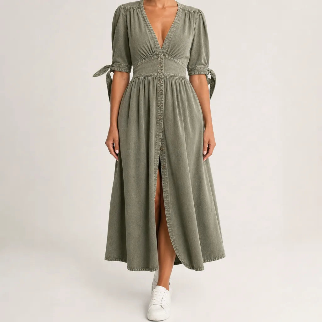 Alice | Women's Denim Shirt Dress