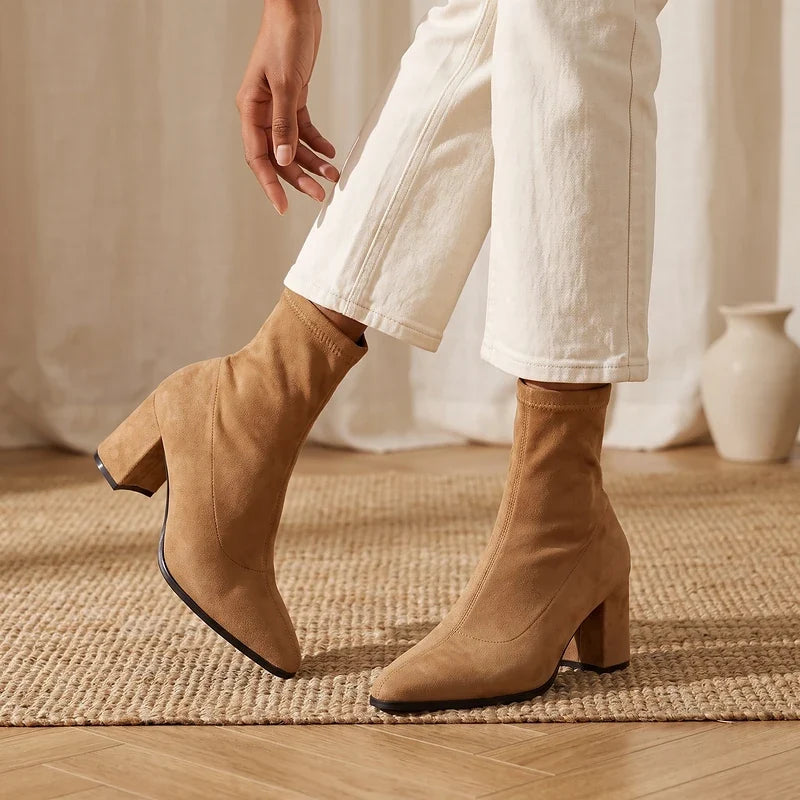 Verena Suede Ankle Boots