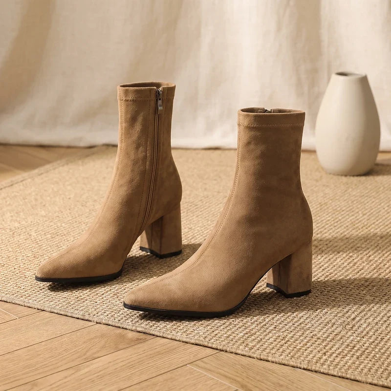 Verena Suede Ankle Boots