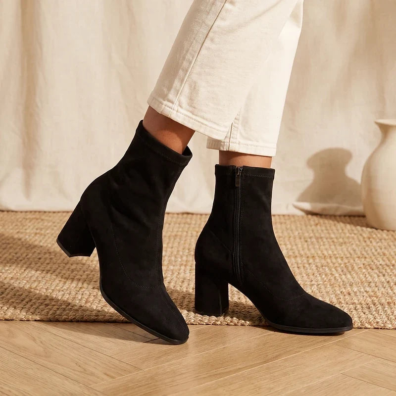 Verena Suede Ankle Boots