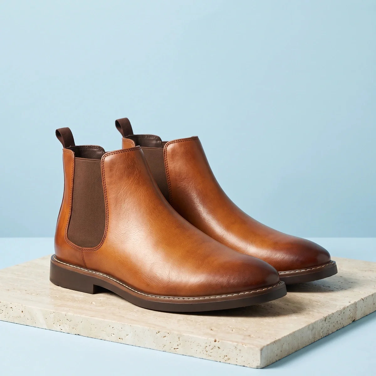 Amadeus Waterproof Pull Tab Chelsea Boots