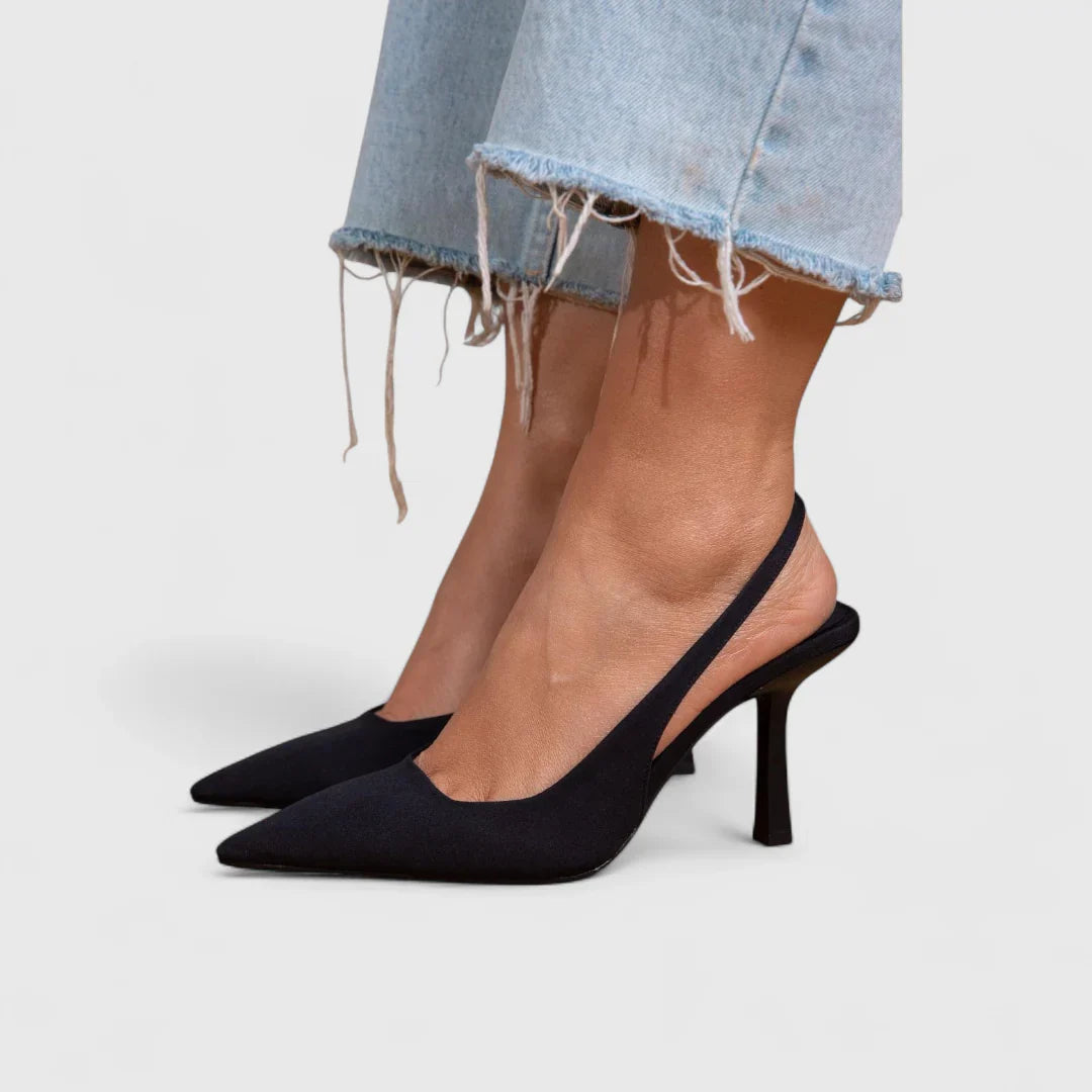Amy | Women's Pointed Toe Orthopedic Slingback Stiletto Heels