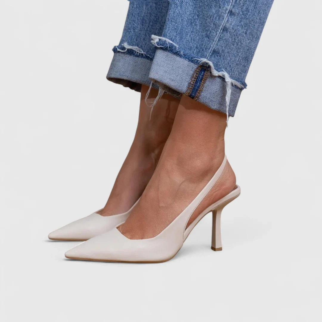Amy | Women's Pointed Toe Orthopedic Slingback Stiletto Heels