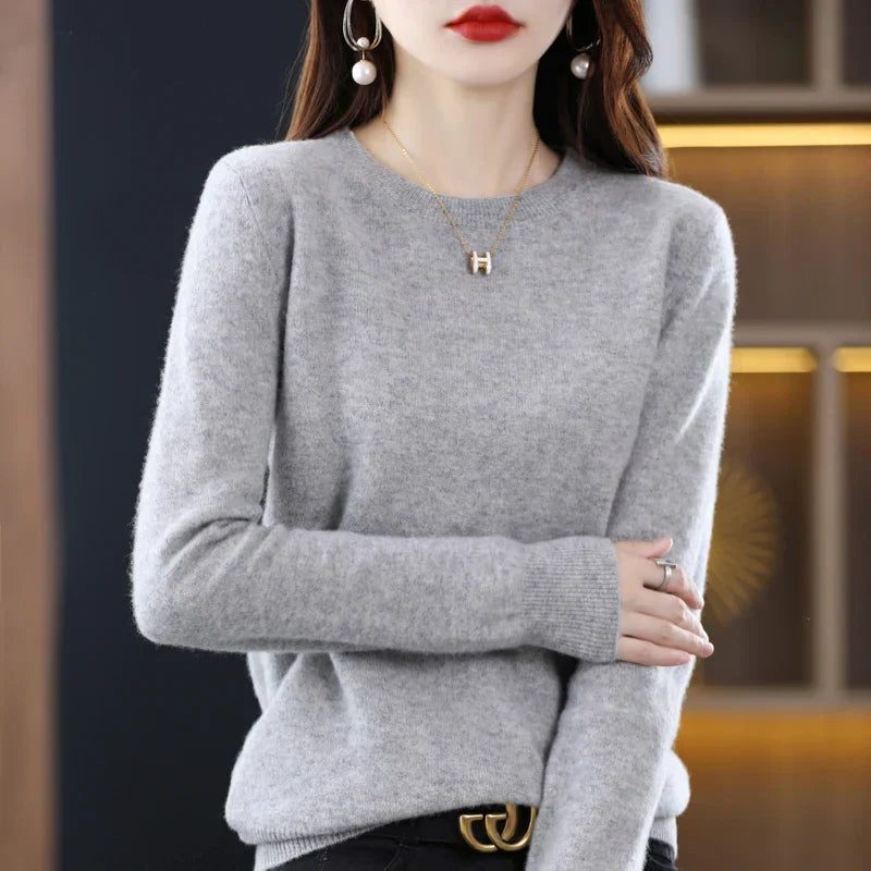 Asuka | Cashmere Sweater with Crew Neck for Women