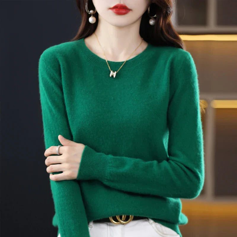 Asuka | Cashmere Sweater with Crew Neck for Women