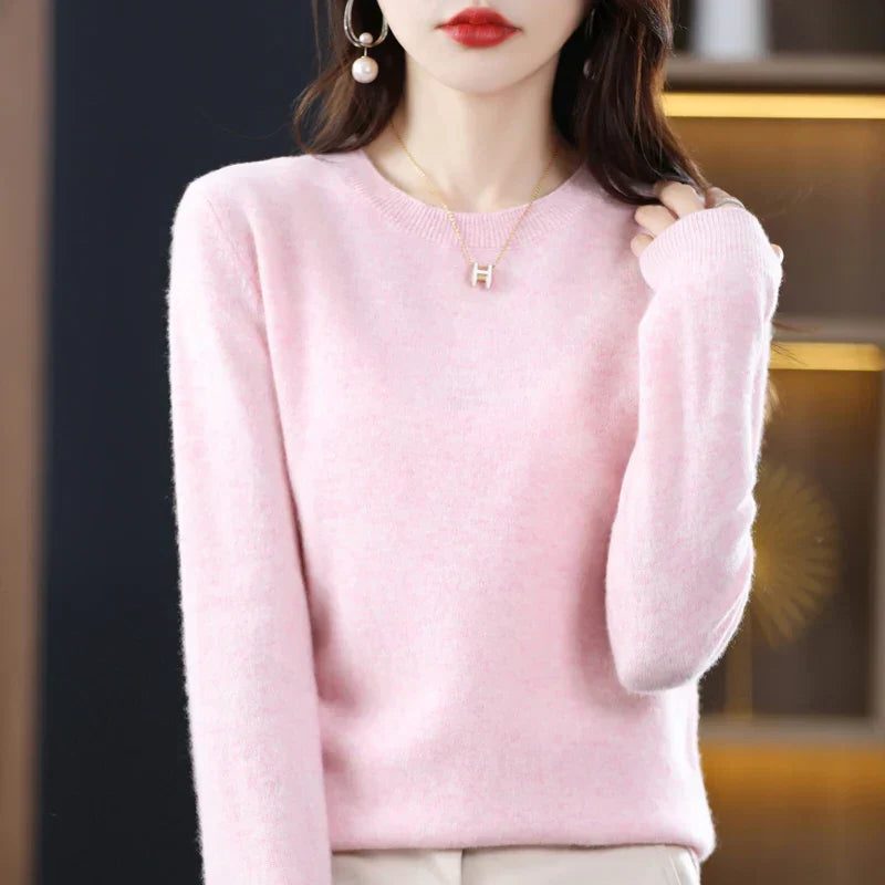 Asuka | Cashmere Sweater with Crew Neck for Women
