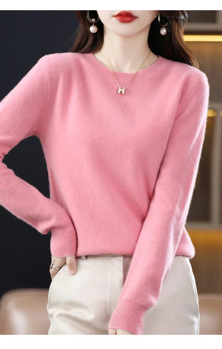 Asuka | Cashmere Sweater with Crew Neck for Women