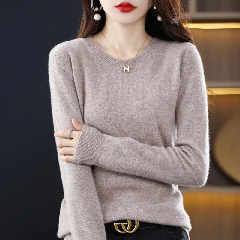 Asuka | Cashmere Sweater with Crew Neck for Women