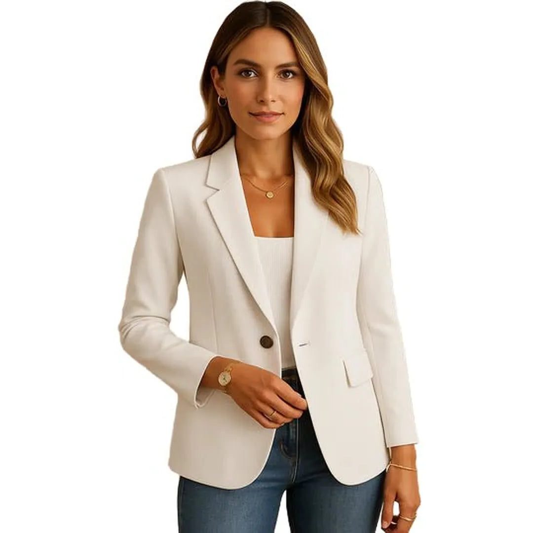 Aubrey | Single-Breasted Longline Blazer for Women