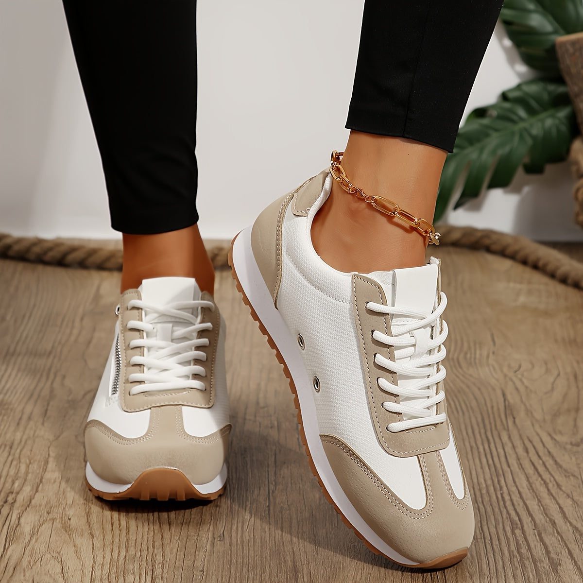 Aurelia | Canvas Lace-Up Sneakers for Women