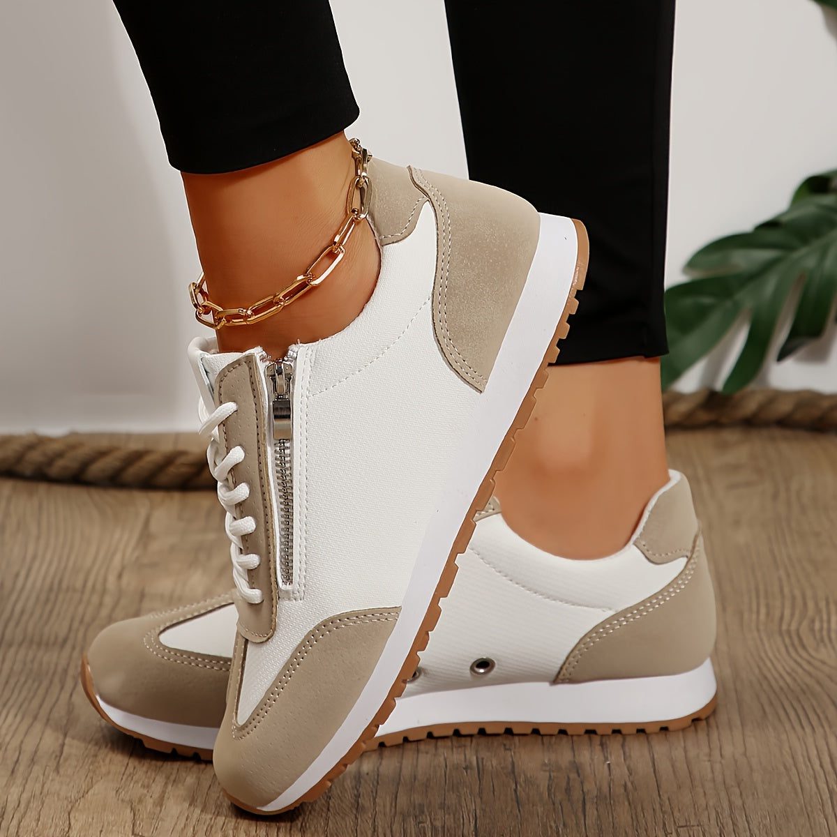 Aurelia | Canvas Lace-Up Sneakers for Women