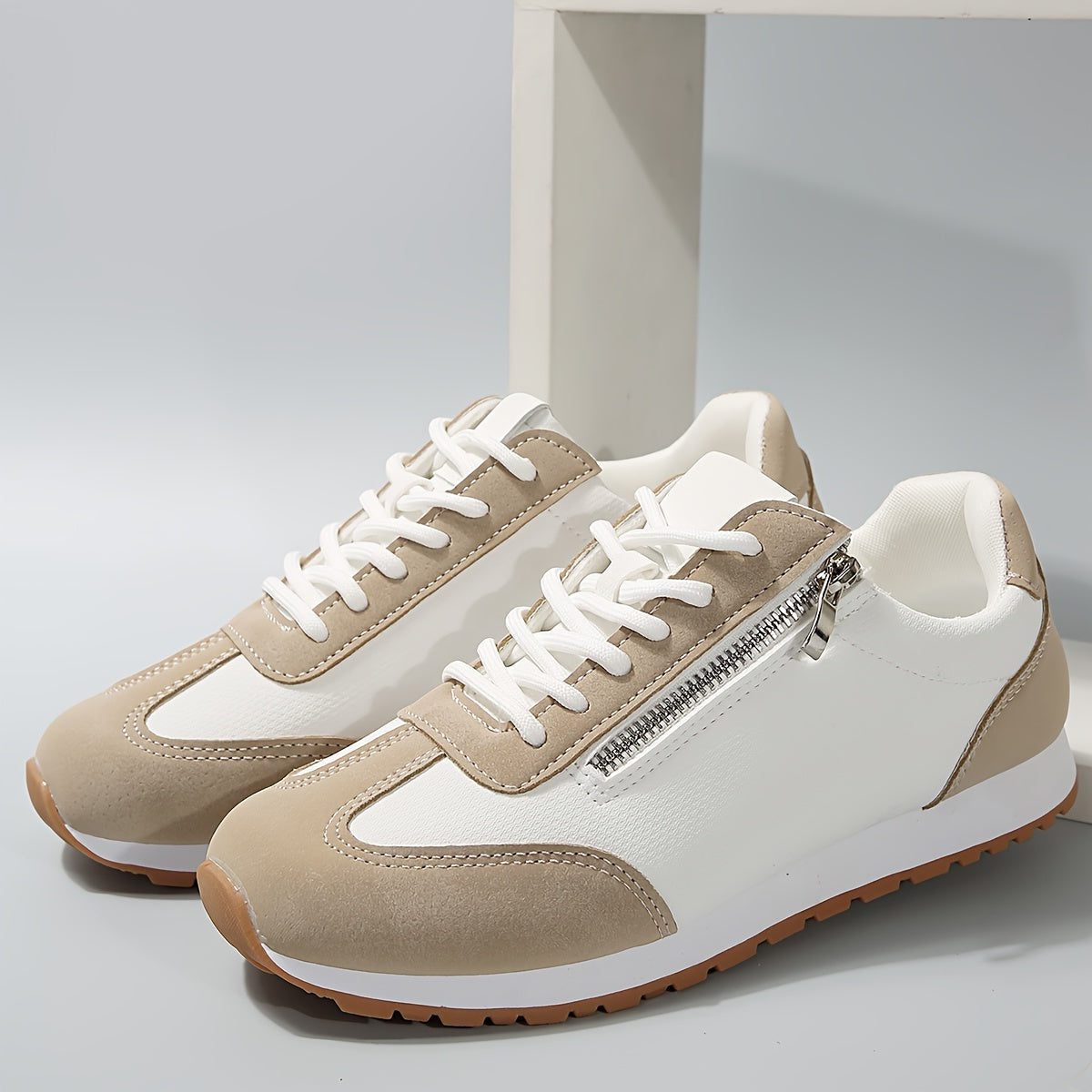 Aurelia | Canvas Lace-Up Sneakers for Women