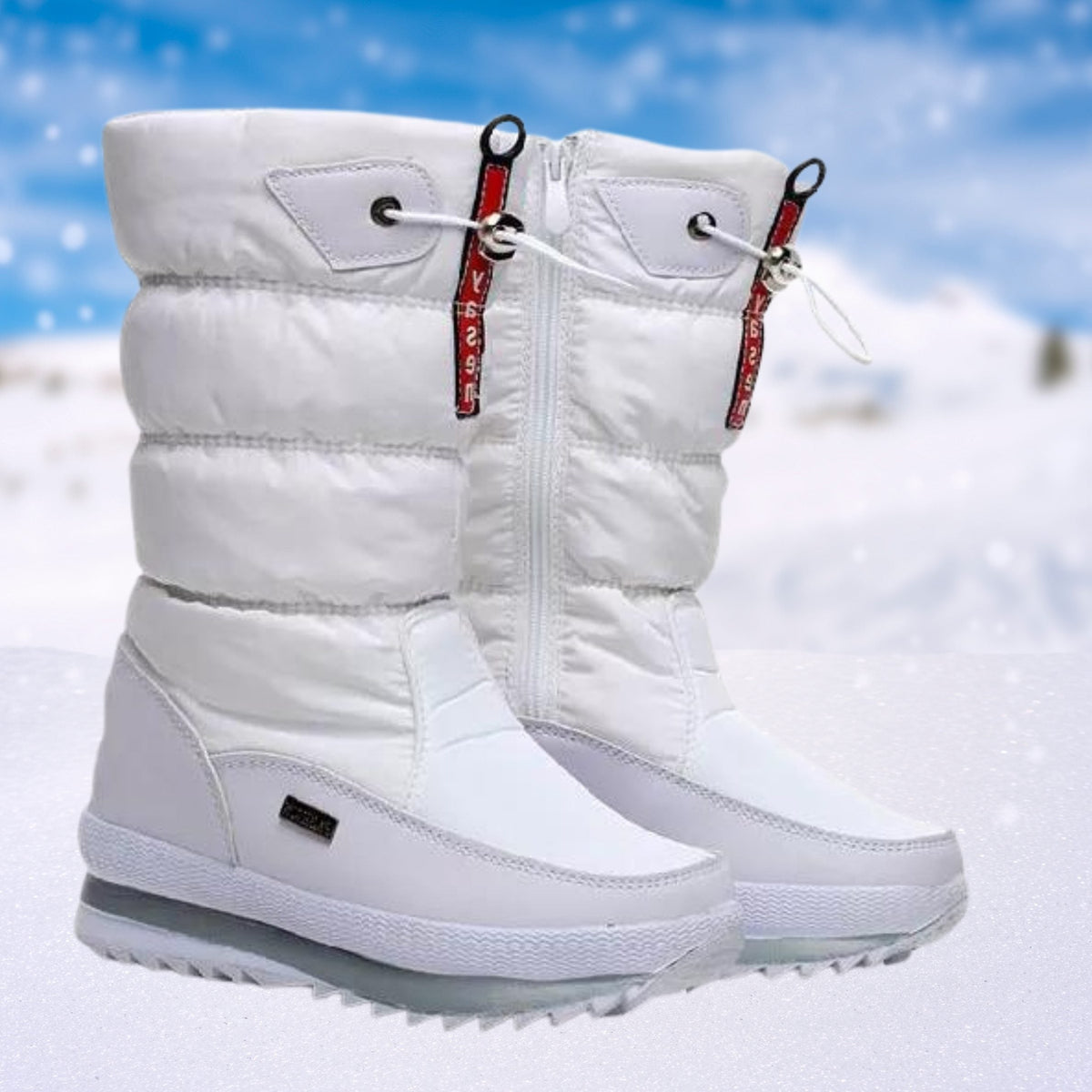 Ava | Padded Winter Boots with Faux Fur Lining for Women