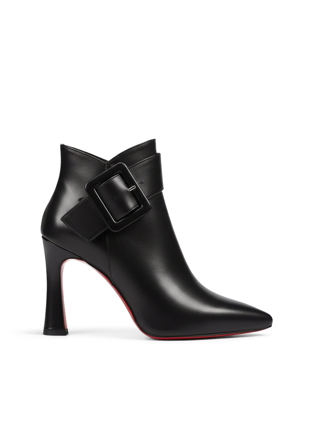 Lia – Leather Buckle Boots