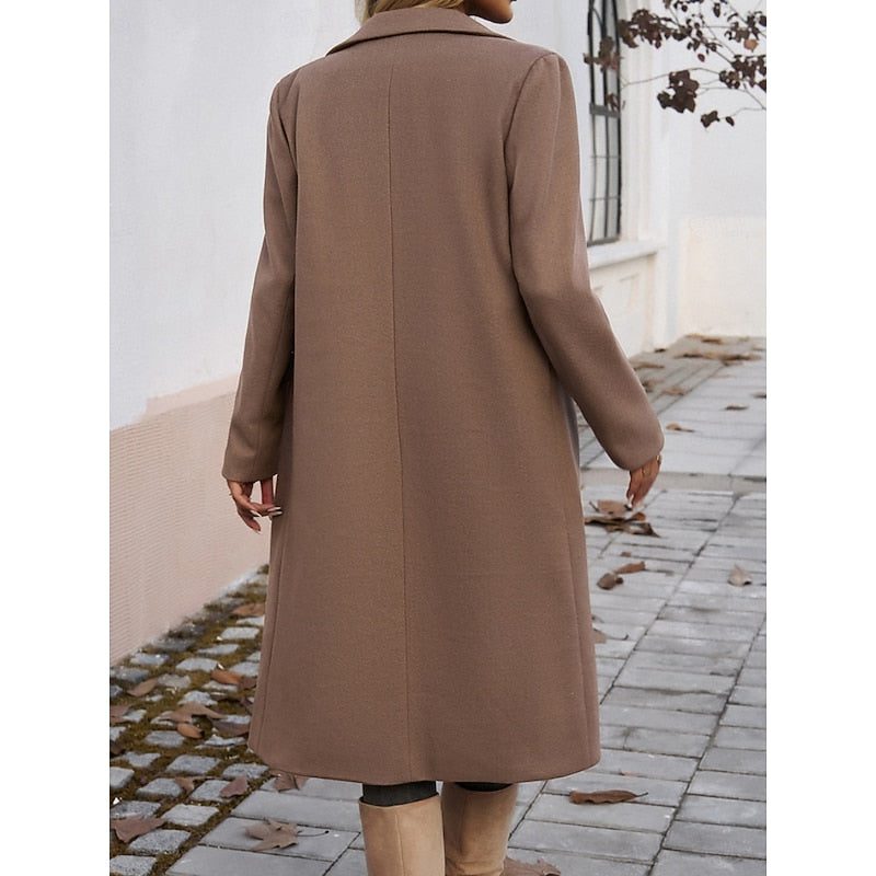 Aviva | Wool Long Coat for Women
