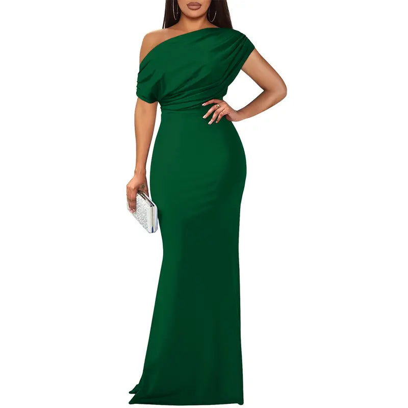 Eva's Boutique | Elegant Off-Shoulder Gown
