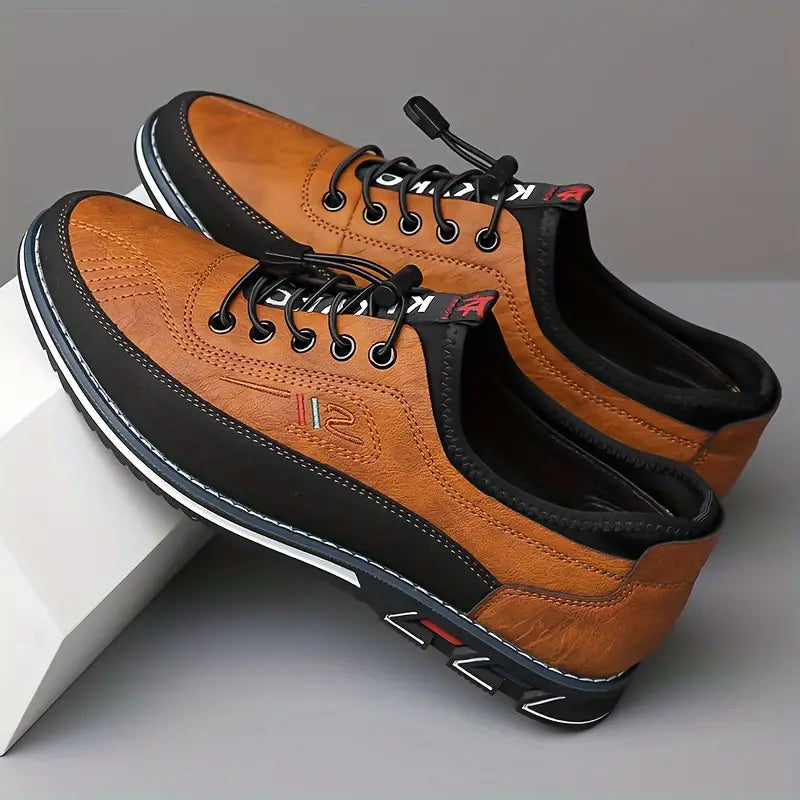 Mauro | Classic Men's Leather-Like Oxford Shoes