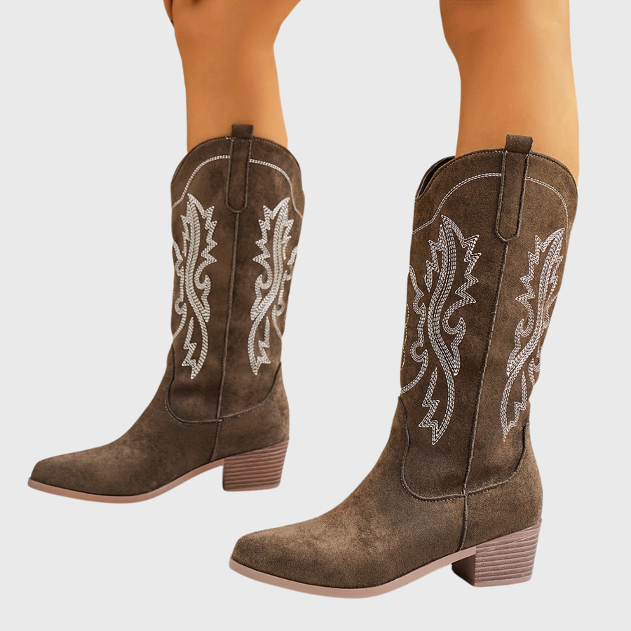 Women's Ankle Boots with Block Heel