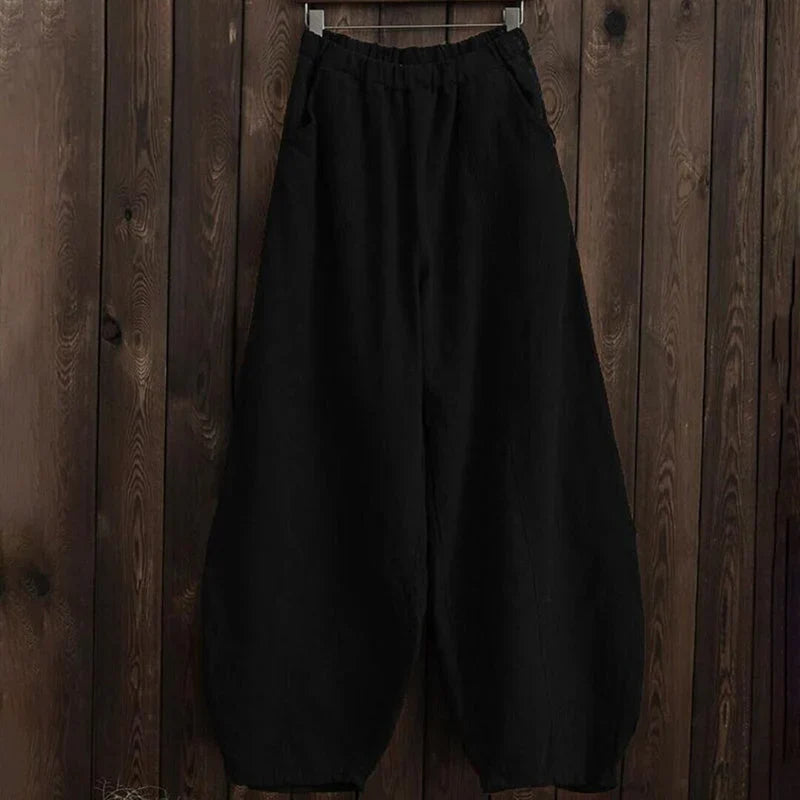 Beatrice | Women's Wide Leg Trouser with Elasticated Waist