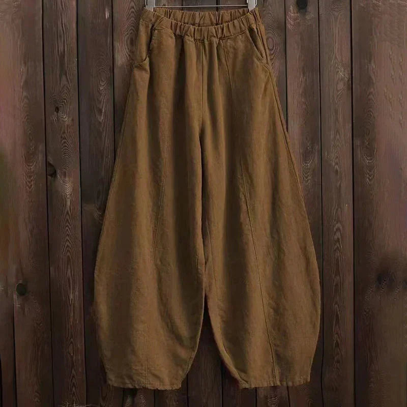 Beatrice | Women's Wide Leg Trouser with Elasticated Waist