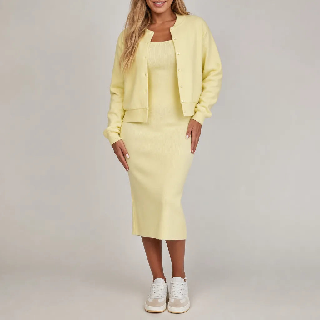 Beatrix | Women's Knit Cardigan Sweater Set