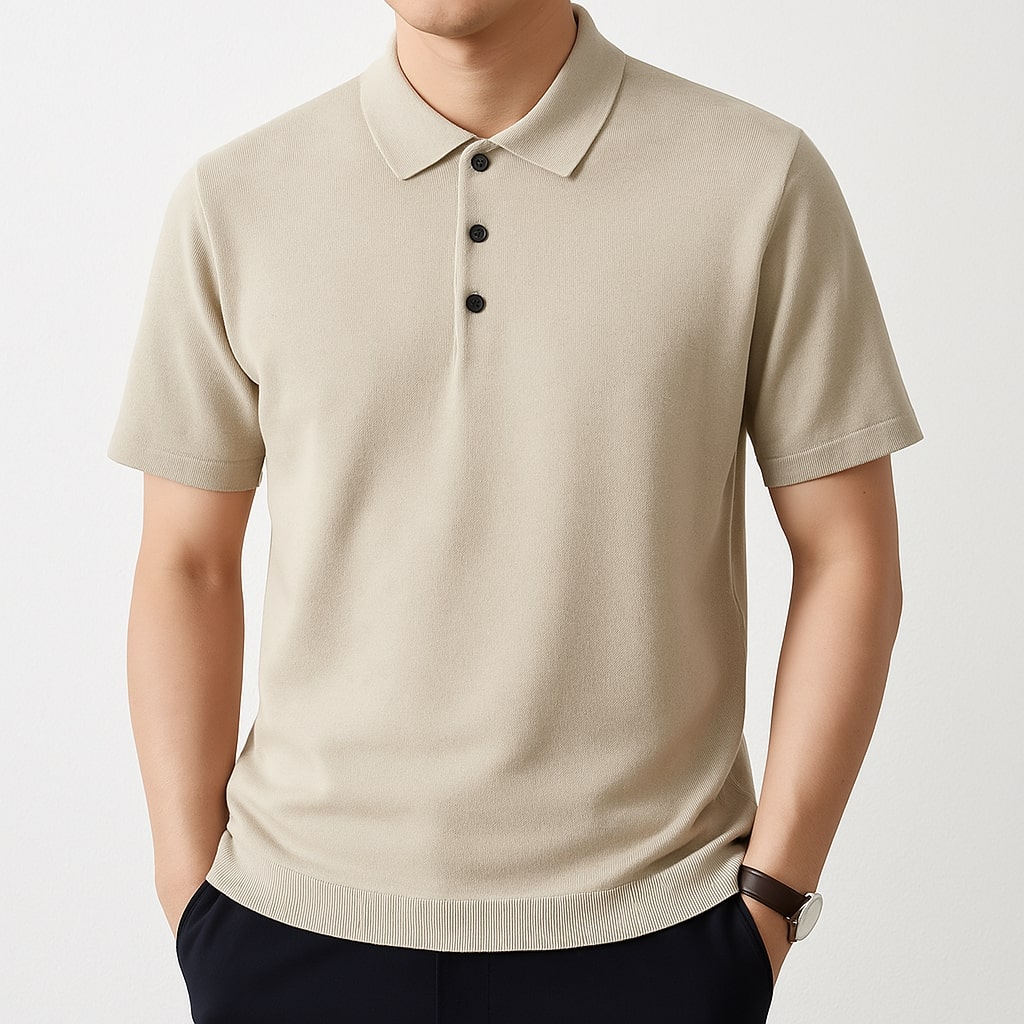 Lazare Merino Wool Polo