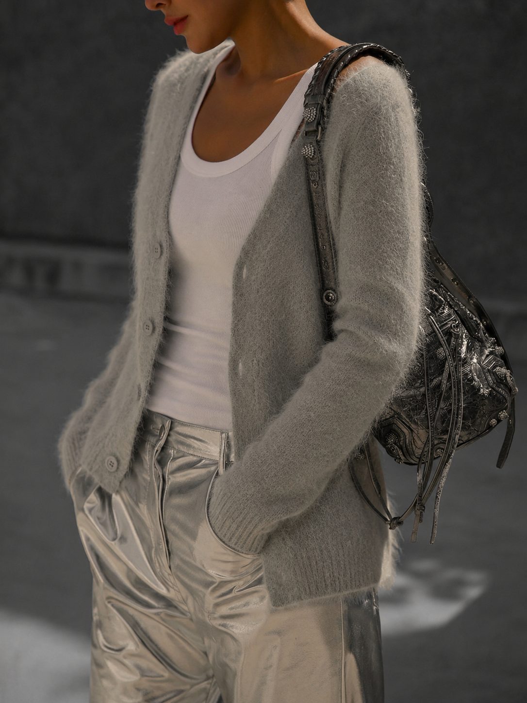 Benita | Oversized Cardigan with Button-Up for Women