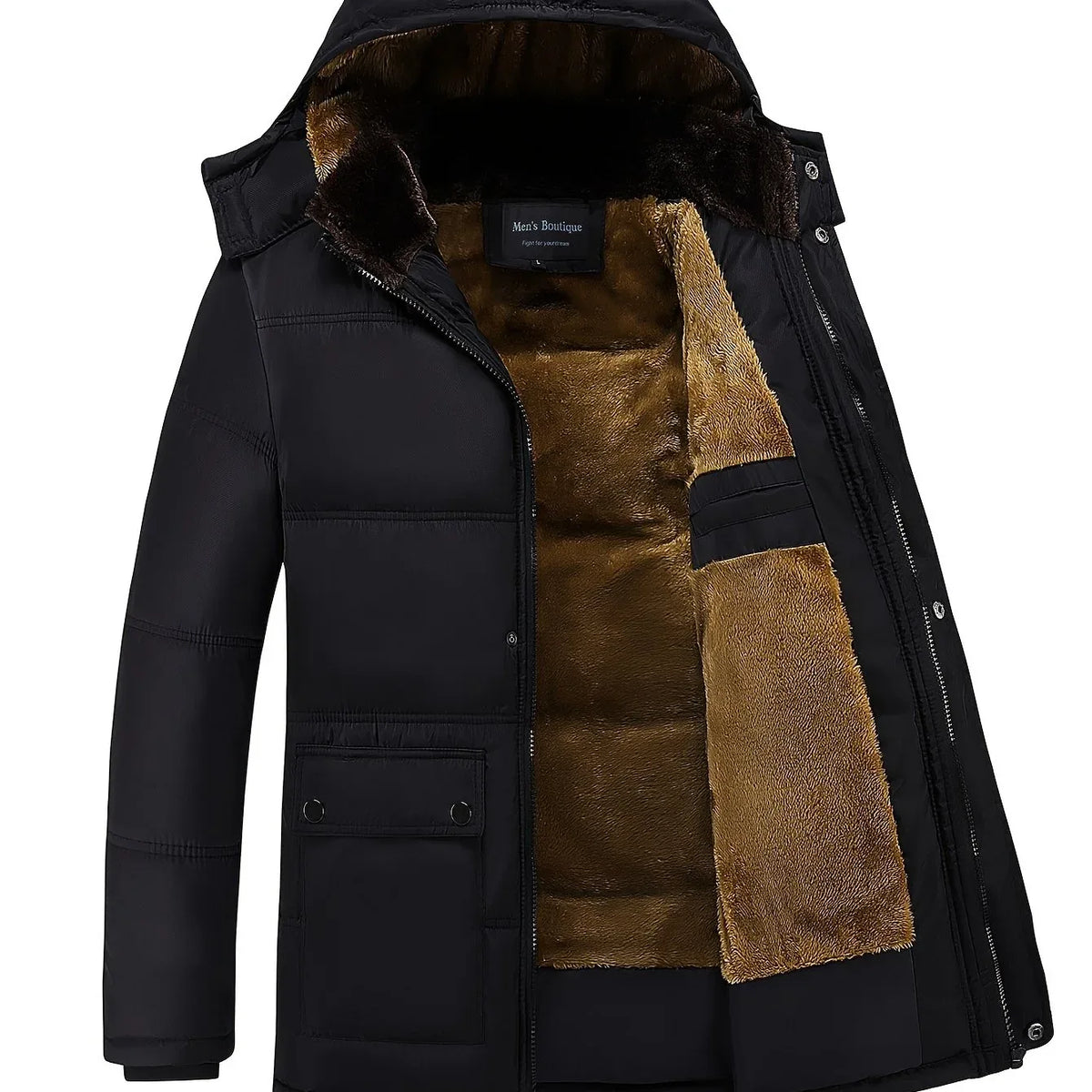 Benjamin | Men's Fleece Lined Thermal Coat