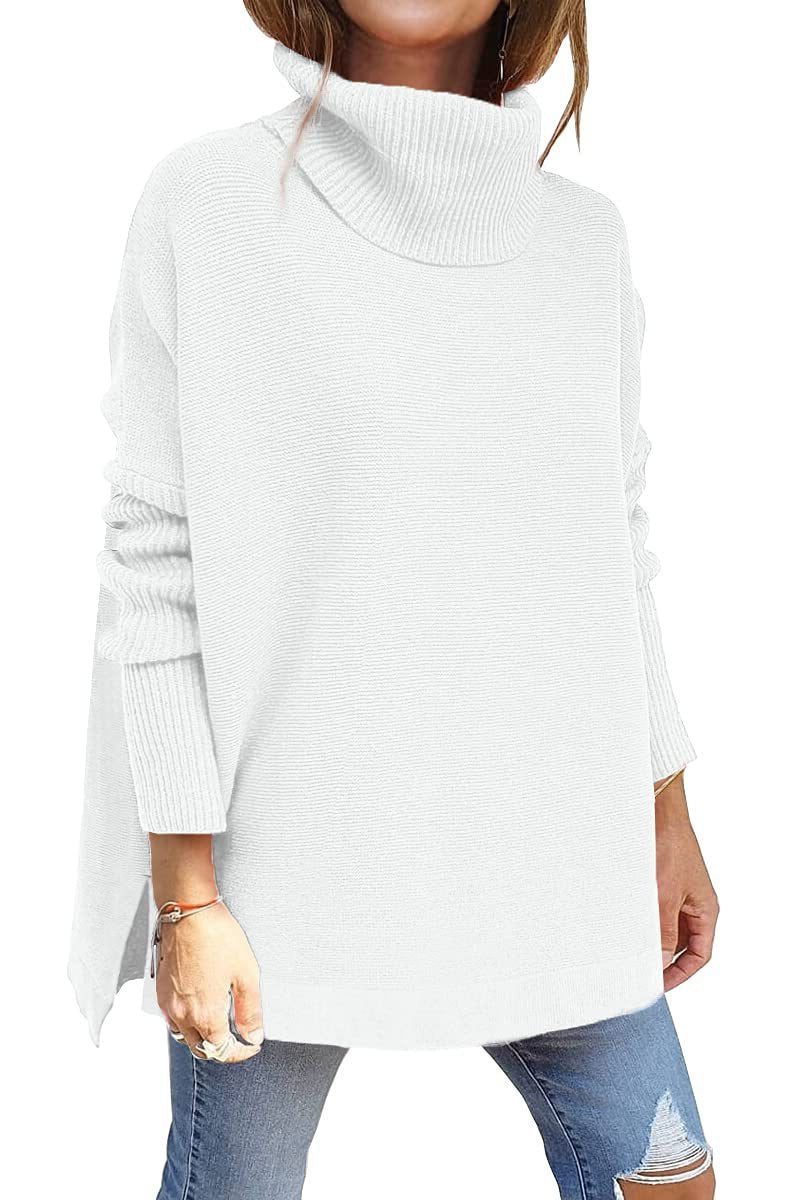 Beryl | Ribbed Knit Turtleneck Sweater for Women