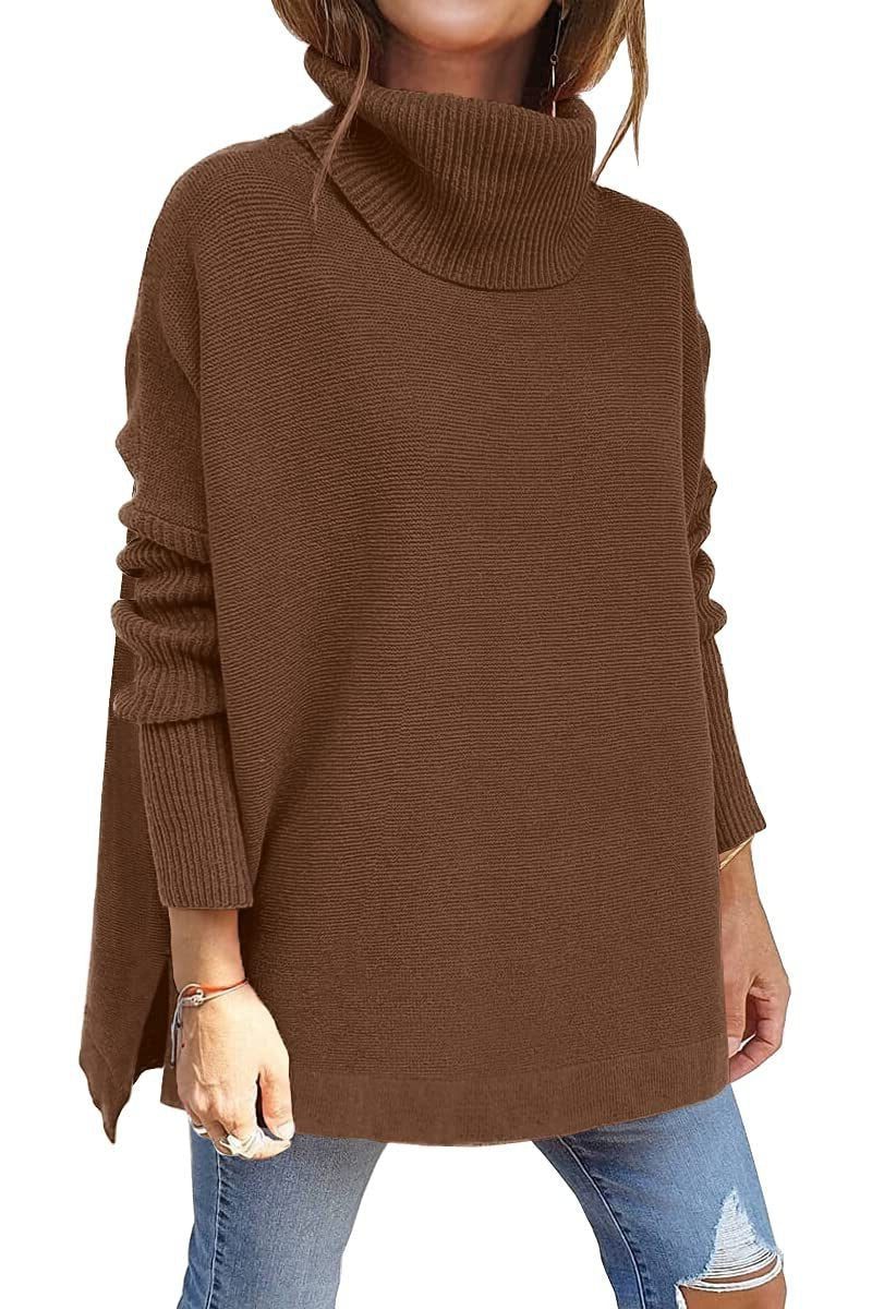 Beryl | Ribbed Knit Turtleneck Sweater for Women