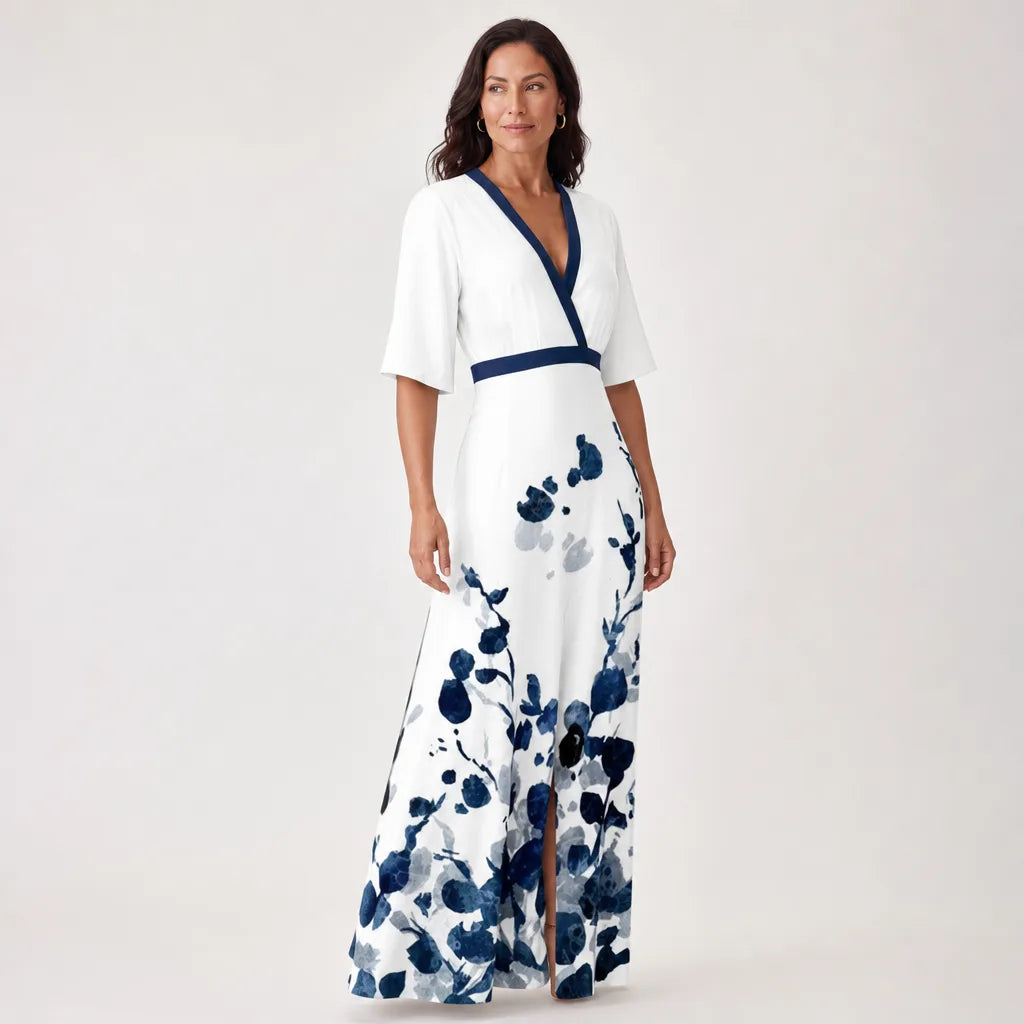 Bianca | Women's Floral Wrap Maxi Dress