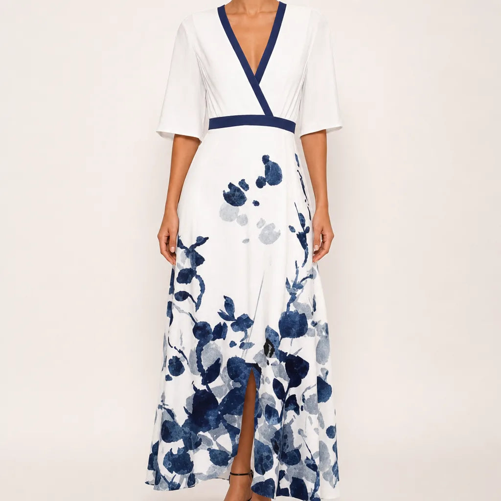 Bianca | Women's Floral Wrap Maxi Dress
