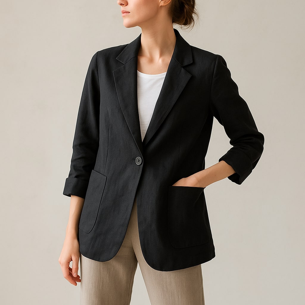 Livia Linen Blazer