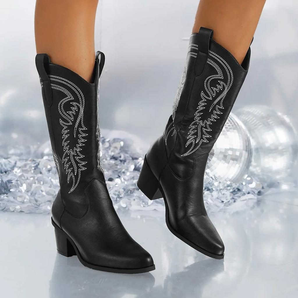 Candice | Block Heel Cowboy Boots for Women