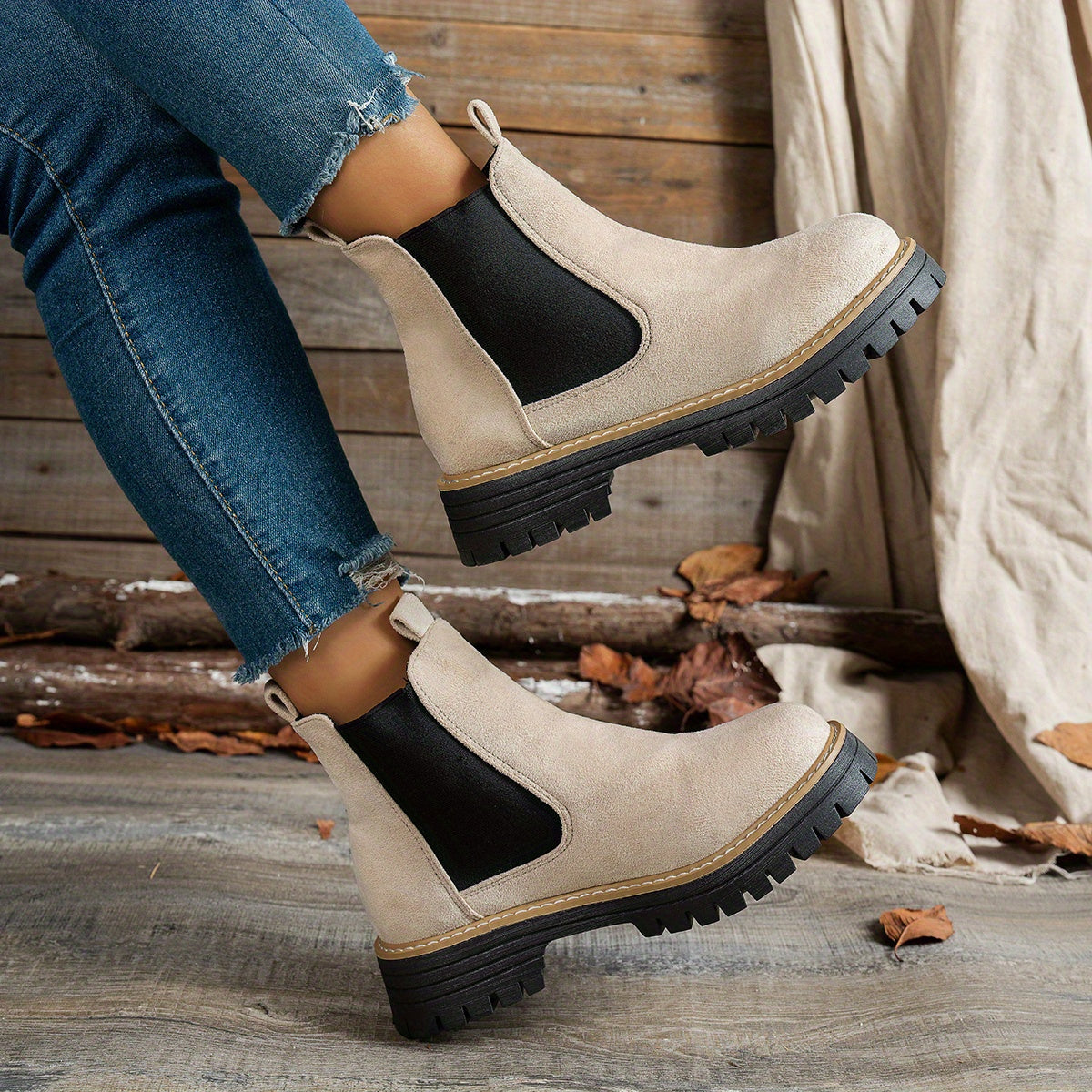 Women's Ankle Boots | Size 5.5-12 | Beige, Black, Grey, Green, Dark Brown